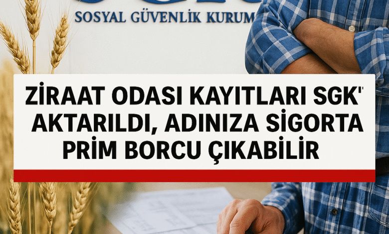 SGK Kayıtları Aktarıldı,